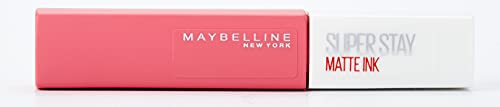 Maybelline New York, SuperStay Matte Ink, Cofre 2 Pintalabios Permanentes Líquidos de Larga Duración, Efecto Mate, Maquillajes Labiales, Tono 125 Inspirer - 2 Unidades, 10 ml