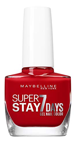 Maybelline New York – Vernis à Ongles Professionnel – Technologie Gel – Super Stay 7 Days – Teinte : Passionate (08)