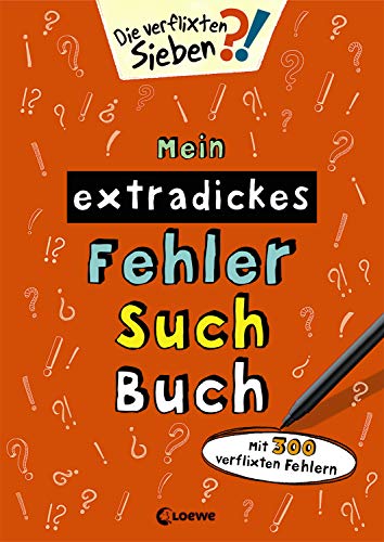 Mein extradickes Fehler-Such-Buch (orange): Mit 300 verflixten Fehlern