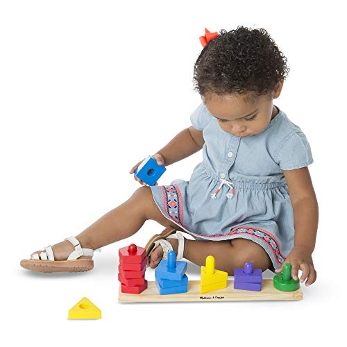 Melissa & Doug Stack & Sort Gioco in Legno per Bambini di 24 Anni, 379