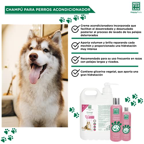 MENFORSAN Champú Perros Acondicionador - 300 ml