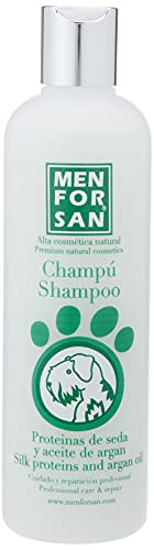 MENFORSAN Champú Perros Proteínas de Seda y Aceite de Argán 300ml