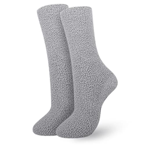 Merclix Calcetines Hombre para Dormir Cerveza Regalo para Hombre Padre Novios (Gris-Cerveza)