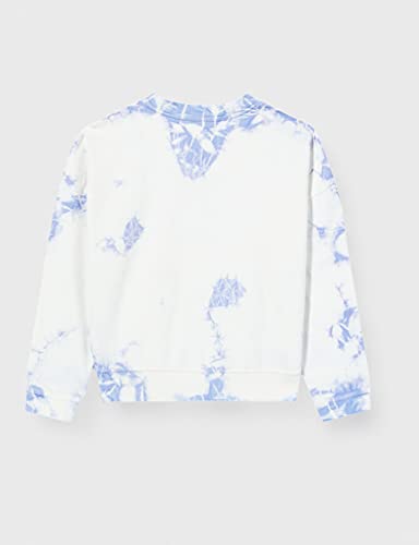 Mexx Tie Dye Crewneck Sweatshirt Sudadera, Blanco Crudo, 92 cm para Niñas