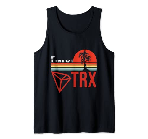 Mi plan de jubilación es TRX, el futuro millonario de Tron C Camiseta sin Mangas