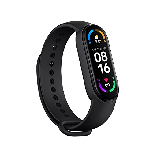 Mi Smart Band 6 *1.56 Pantalla Completa Amoled* 30 Modos de Entrenamiento* Monitor SpO2* Resistente al Agua hasta 50 m* Aplicación Conection Mi Wear y Mi fit