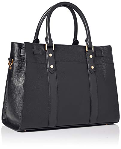 Michael Kors Hamilton Legacy - Bolsa para tornister, Negro (Black), 14x25x34 cm (B x H x T)