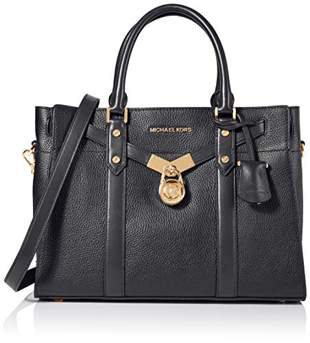 Michael Kors Hamilton Legacy - Bolsa para tornister, Negro (Black), 14x25x34 cm (B x H x T)