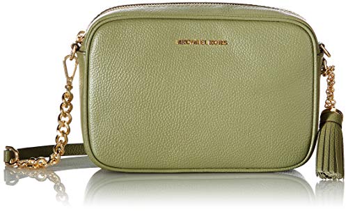 Michael Kors Jet Set, MD-Bolsa para cámara de Fotos, Color Verde para Mujer, Einheitsgröße