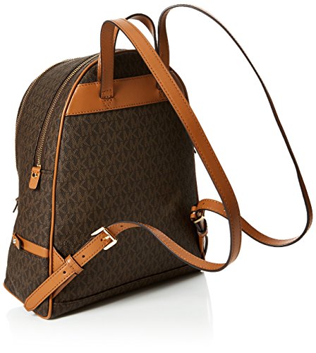 Michael Kors - Rhea Zip, Mochilas Mujer, Marrón (Brown), 12.7x31.8x24.1 cm (W x H L)