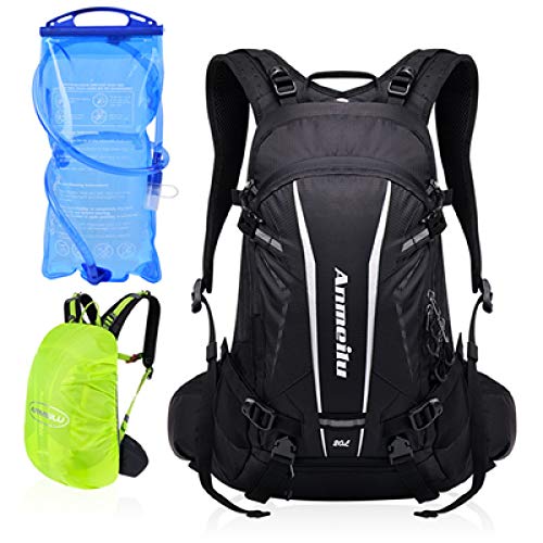 Mochila de Ciclismo Cubierta de Lluvia Impermeable Al Aire Libre Deporte Camping Senderismo Montar Hidratación Bicicleta Mochila 20L