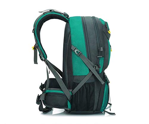 Mochila Senderismo y Montaña 40L ideal para acampada, trekking tanto para hombre y mujer ideal como equipaje de mano 40x20x25 para el avión (morado)