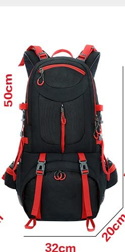 Mochila Senderismo y Montaña 40L ideal para acampada, trekking tanto para hombre y mujer ideal como equipaje de mano 40x20x25 para el avión (morado)