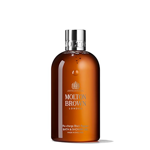 Molton Brown Re-Charge Gel de baño y ducha de pimienta negra, 300 ml