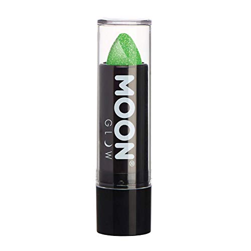 Moon Glow - Lápiz Labial con Brillo de Neón UV 5g - Verde - Brillan Intensamente bajo la luz UV