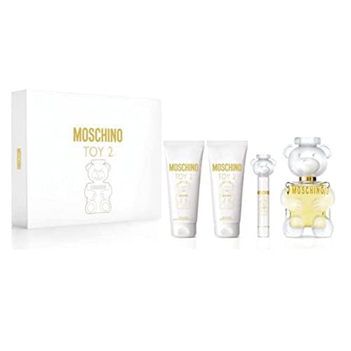 MOSCHINO TOY 2 estuche regalo. Perfume Spray 100 ml + Gel de ducha 100 ml + Loción corporal 100 ml