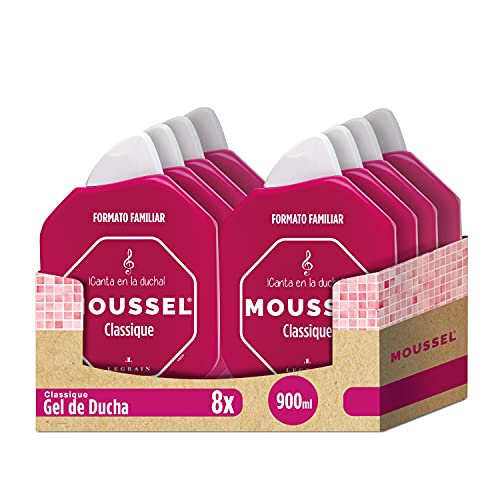 Moussel  Gel de Ducha  Classique Original Formato Familiar 900ml - Pack de 8