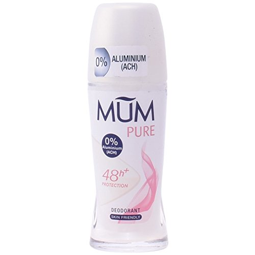 Mum Pure 48H 0% Desodorante Roll On - 3 Recipientes de 50 ml - Total: 150 ml