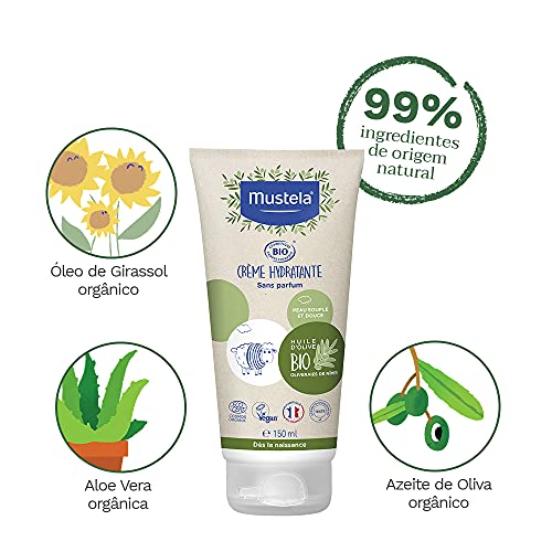 MUSTELA Crema hidratante Bio 150ml. Tubo, Negro