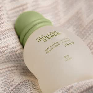 NATURA - Agua de Colonia Mamae e Bebe - Una Fragancia Segura y Suave para Bébé - Dermatológicamente Probado - Aprobado por los Pediatras - 100% Vegano - Cruelty Free - 100 ml