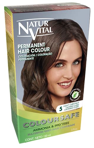 Naturaleza Y Vida Coloursafe Tinte Permanente Tono 5 Castaño Claro - 150 ml