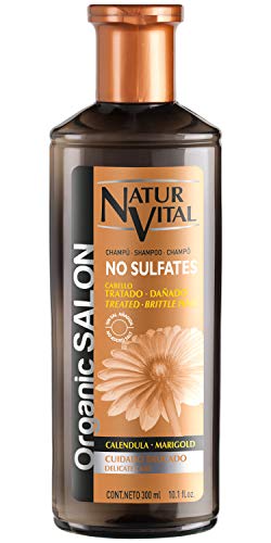 NaturVital Champú Organic Salon Sin Sulfatos Cuidado Delicado 300 ml