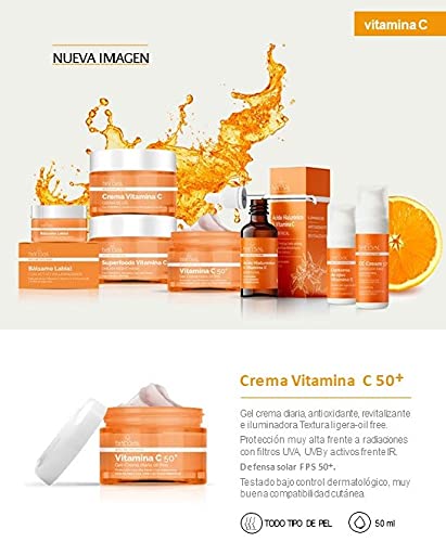 Natysal Elixir Facial con Ácido Hialurónico y Vitamina C, Regeneración Celular de la Piel, Multicolor, 20 Mililitros