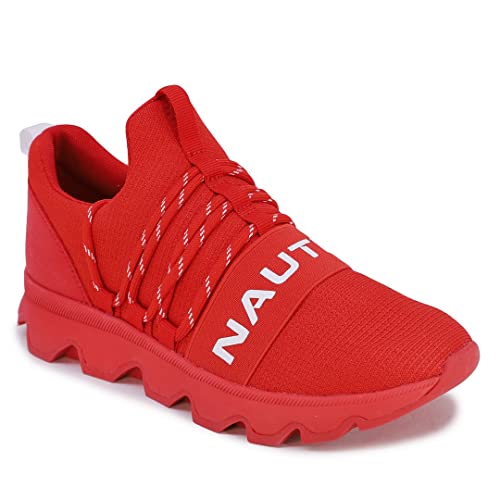 Nautica Zapatillas de deporte de moda para mujer, zapatillas de correr cómodas, Kora-red, 40.5 EU