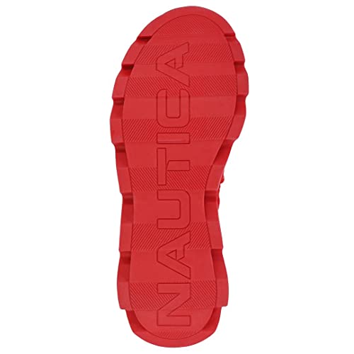 Nautica Zapatillas de deporte de moda para mujer, zapatillas de correr cómodas, Kora-red, 40.5 EU