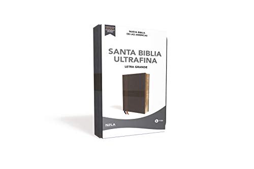 Nbla Santa Biblia Ultrafina, Letra Grande, Tamaño Manual, Leathersoft, Azul, Edición Letra Roja