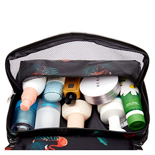 Neceser de viaje para colgar en el baño, organizador de maquillaje y cosméticos, para mujeres y niñas, resistente al agua