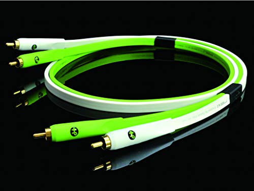 Neo NEORCAB1M - Cable RCA (adaptador, 1 m, conector chapado en oro)