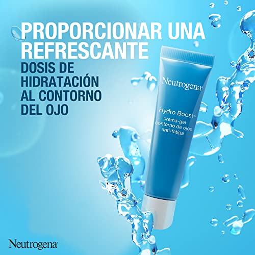 Neutrogena Hydro Boost, 1 Limpiador Facial (200ml), 1  Gel de Aqua Pieles Normales y Mixtas (50ml), 1 Contorno Ojos Anti-Fatiga (15ml), con Ácido Hialurónico, Pack de 3