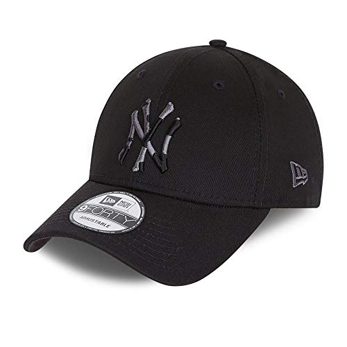 New Era York Yankees Cap MLB 9forty Basecap Camo Infill Kappe Baseball Schwarz - One-Size