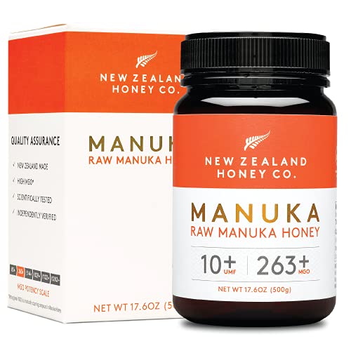 New Zealand Honey Co. Miel de Manuka MGO 263+ / UMF 10+ | Nueva Zelanda Miel 100% Pura y Saludable | 500g