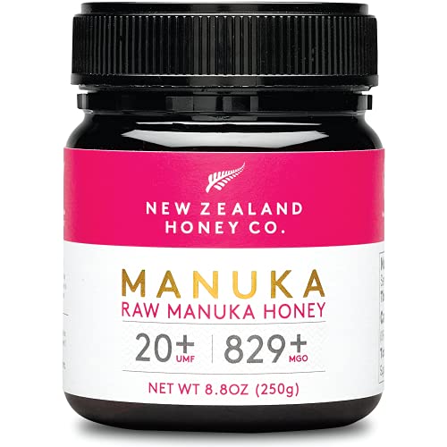 New Zealand Honey Co. Miel de Manuka MGO 829+ / UMF 20+ | Nueva Zelanda Miel 100% Pura y Saludable | 250g