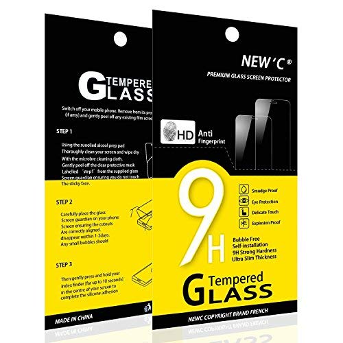 NEW'C 2 Unidades, Protector de Pantalla para Huawei Y635, Antiarañazos, Antihuellas, Sin Burbujas, Dureza 9H, 0.33 mm Ultra Transparente, Vidrio Templado Ultra Resistente