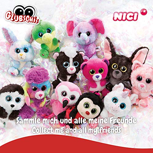 NICI Glubschis: El tierno muñeco de Trapo Original Fee Titiyu 15 cm – Juguetes de Peluche con Grandes Ojos Brillantes y Peinados Locos, Hada de Peluche Suave esponjosa para abrazar y Jugar, 46895