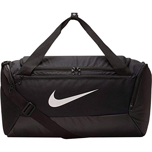 Nike Brasilia Training Fitness Duffel - Bolsa de deporte (tamaño pequeño, 41 L), color negro, Negro , 41 Liter