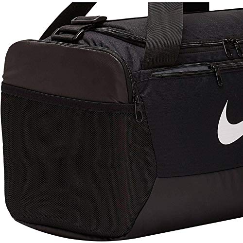 Nike Brasilia Training Fitness Duffel - Bolsa de deporte (tamaño pequeño, 41 L), color negro, Negro , 41 Liter