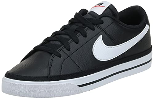 Nike Court Legacy, Zapatos de Tenis Hombre, Black/White-Gum Light Brown, 44.5 EU