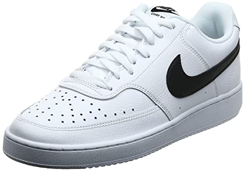 Nike Court Vision Lo Nn, Zapatillas Hombre, White/Black-White, 47.5 EU