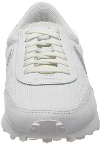 Nike Daybreak, Zapatillas Deportivas Mujer, White White Metallic Silver, 39 EU