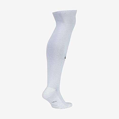 NIKE U Nk Squad OTC Calcetines, Unisex Adulto, White/Pure Platinum/(Black), XS