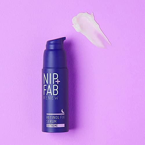 Nip + Fab Retinol Fix Serum Extreme 0.3% | Suero Con Retinol | Suero Antiarrugas | Primeros Signos De Envejecimiento De La Piel | Aloe Vera | Péptidos | Antienvejecimiento | 50 ml