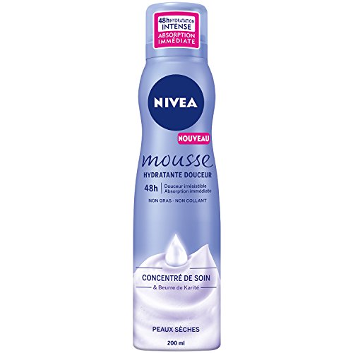 Nivea Body de espuma suave para el cuerpo, lote de 4