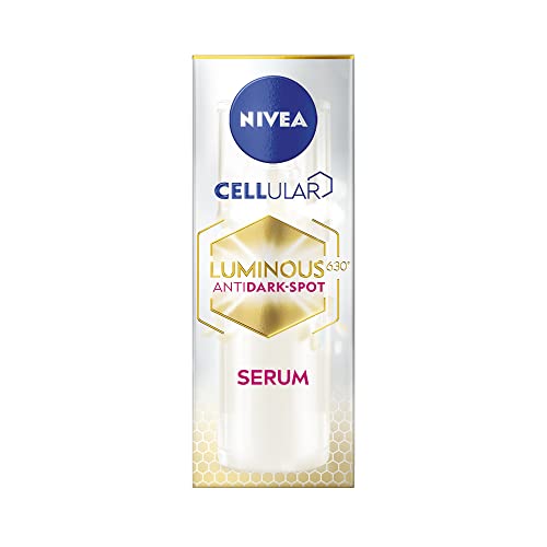 NIVEA Cellular LUMINOUS 630 - Suero de tratamiento avanzado antimanchas (30 ml), suero facial para mujeres, removedor de manchas oscuras para cara, suero facial para piel luminosa