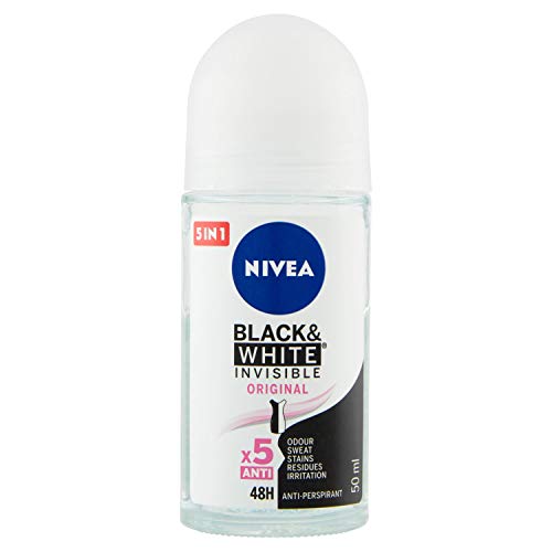 Nivea Deodorante Black&White Roll-On - 50 ml