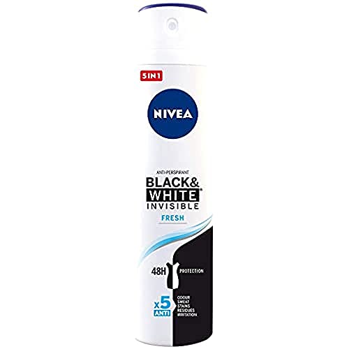 NIVEA Desodorante Spray Invisible for Black & White Fresh Desodorante - 200 ml