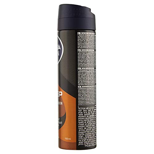 Nivea Men Deep Black Carbon Espresso, Desodorante Antitranspirante, 150 ml